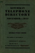 Telephone directory front cover